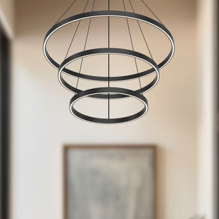 Cerchio 32 in 3 Layer Up/Down Chandelier