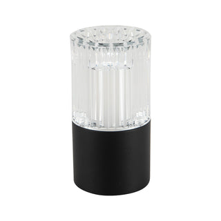 Cessa 4 in Matte Black Dimmable LED Exterior Portable Lamp
