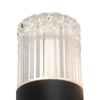 Cessa 4 in Matte Black Dimmable LED Exterior Portable Lamp