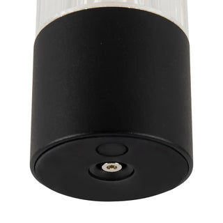 Cessa 4 in Matte Black Dimmable LED Exterior Portable Lamp