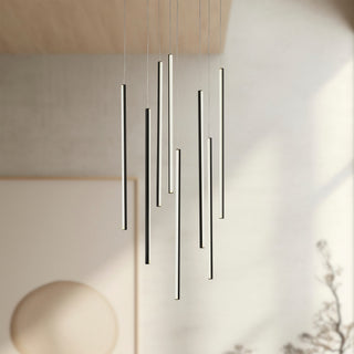 Chute 8 Head Multi Pendant