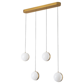 Echo 34 in Brushed Gold Dimmable LED Linear Pendant