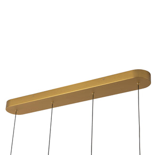 Echo 34 in Brushed Gold Dimmable LED Linear Pendant