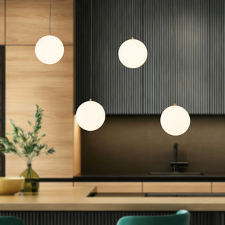 Echo 34 in Brushed Gold Dimmable LED Linear Pendant