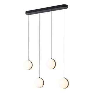 Echo 34 in Black Dimmable LED Linear Pendant