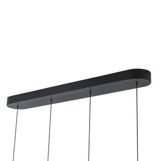 Echo 34 in Black Dimmable LED Linear Pendant