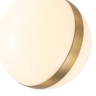 Echo 3 Head Brushed Gold Dimmable LED Multi Pendant