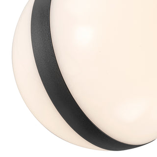 Echo 3 Head Black Dimmable LED Multi Pendant