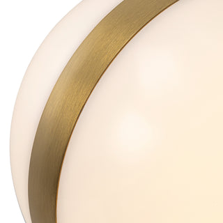 Echo 6 in Brushed Gold Dimmable LED Pendant