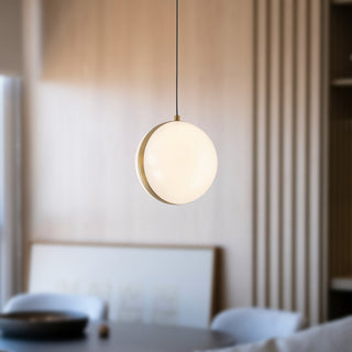 Echo 6 in Brushed Gold Dimmable LED Pendant
