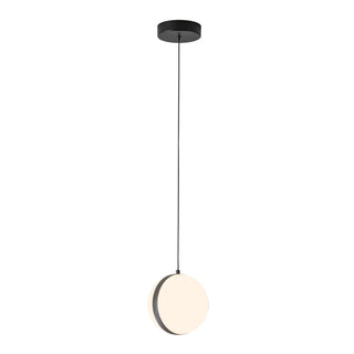 Echo 6 in Black Dimmable LED Pendant