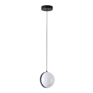 Echo 6 in Black Dimmable LED Pendant
