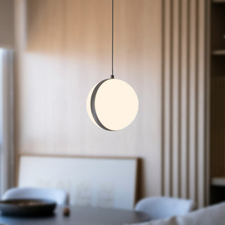 Echo 6 in Black Dimmable LED Pendant