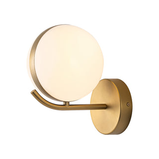 Echo 10 in Brushed Gold Dimmable LED Wall Sconce