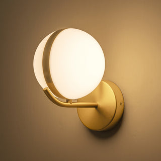 Echo 10 in Brushed Gold Dimmable LED Wall Sconce