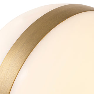 Echo 10 in Brushed Gold Dimmable LED Wall Sconce