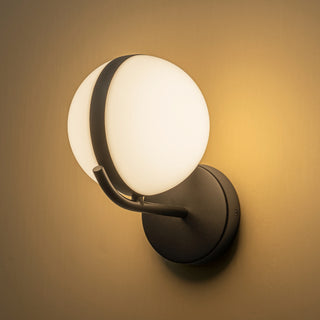Echo 10 in Black Dimmable LED Wall Sconce