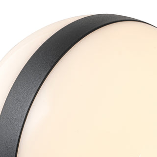 Echo 10 in Black Dimmable LED Wall Sconce