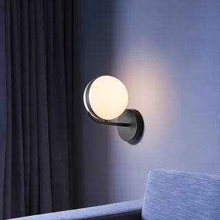 Echo 10 in Black Dimmable LED Wall Sconce
