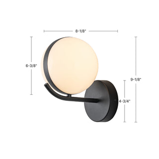 Echo 10 in Brushed Gold Dimmable LED Wall Sconce
