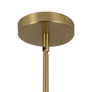 Eira 29 in Brushed Gold Chandelier with Clear Water Glass