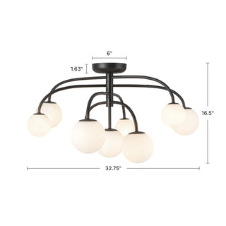 Fiona 33 in Flush Mount