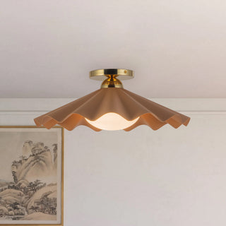 Furrow 16 in Semi Flush Mount