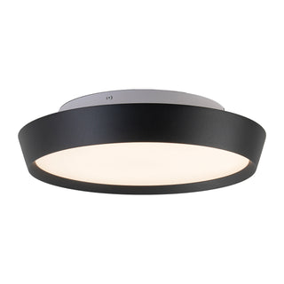 Hale 16 in Black Dimmable LED Flush Mount