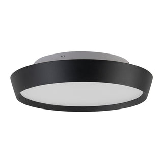 Hale 16 in Black Dimmable LED Flush Mount