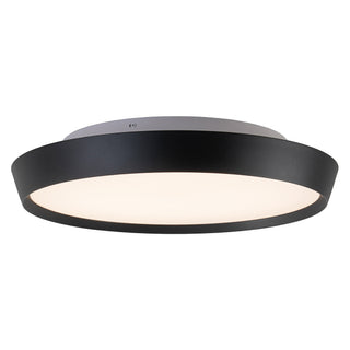 Hale 20 in Black Dimmable LED Flush Mount