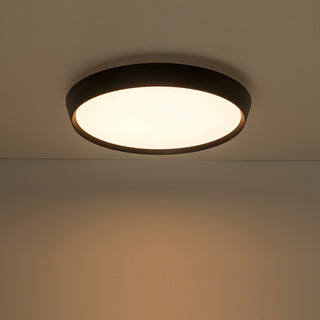 Hale 20 in Black Dimmable LED Flush Mount