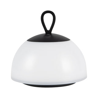 Idra 6 in Matte Black Dimmable LED Exterior Portable Lamp