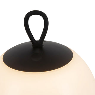 Idra 6 in Matte Black Dimmable LED Exterior Portable Lamp