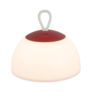 Idra 6 in Red Dimmable LED Exterior Portable Lamp