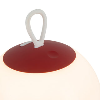 Idra 6 in Red Dimmable LED Exterior Portable Lamp