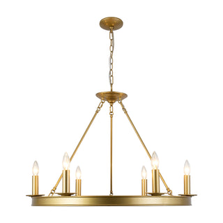 Lynda 32 in Gold Chandelier