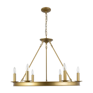 Lynda 32 in Gold Chandelier
