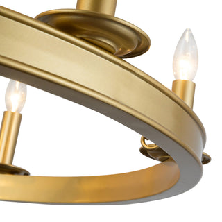 Lynda 32 in Gold Chandelier