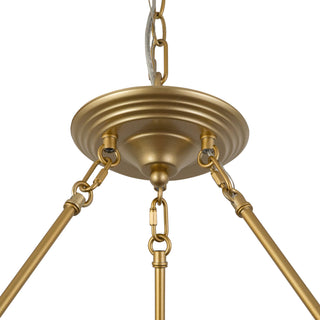 Lynda 32 in Gold Chandelier