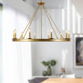 Lynda 47 in Gold Chandelier