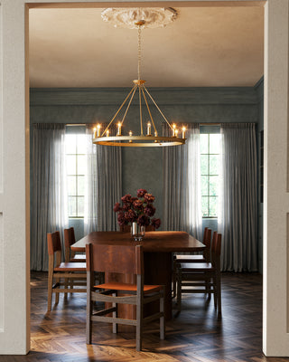 Lynda 47 in Gold Chandelier