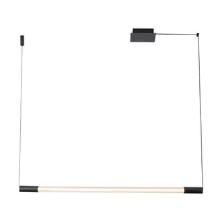 Maxe 46 in Black Dimmable LED Linear Pendant