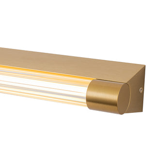 Maxe 24 in Gold Dimmable LED Vanity Light