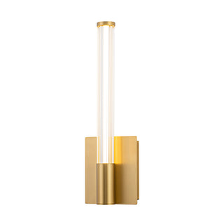 Maxe 16 in Gold Dimmable LED Wall Sconce