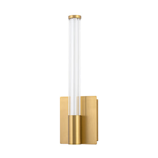 Maxe 16 in Gold Dimmable LED Wall Sconce