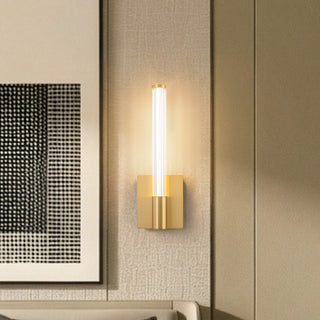 Maxe 16 in Black Dimmable LED Wall Sconce