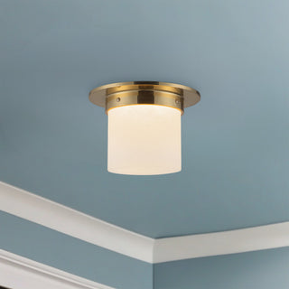 Mineral 5 in (8 in Dia.) Flush Mount