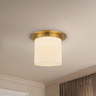 Mineral 8 in (11 in Dia.) Flush Mount