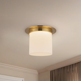 Mineral 8 in (11 in Dia.) Flush Mount