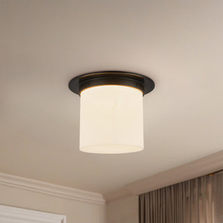 Mineral 8 in (11 in Dia.) Flush Mount